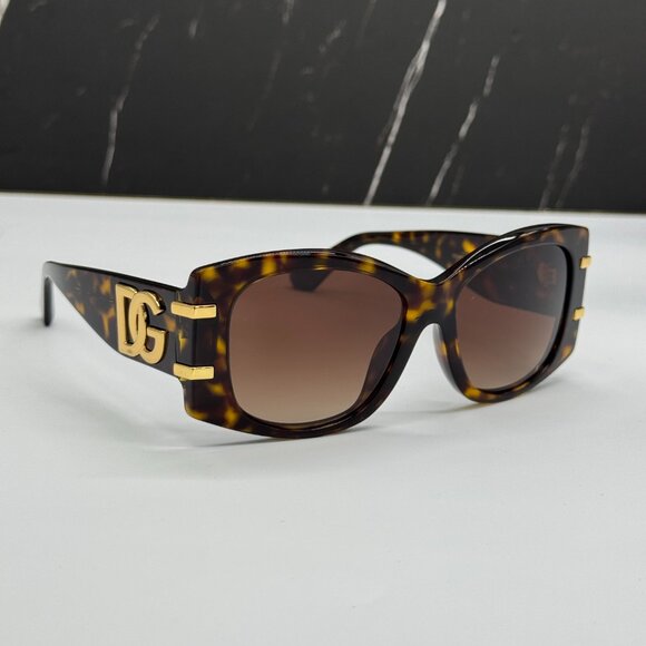 NEW DOLCE&GABBANA DG4501 502/13 HAVANA SUNGLASSES DG4501 50213 EYEWEAR - Picture 8 of 11